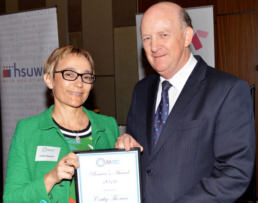 PRESTIGIOUS AWARD FOR CATHY THOMAS | Specialised Hand Therapy